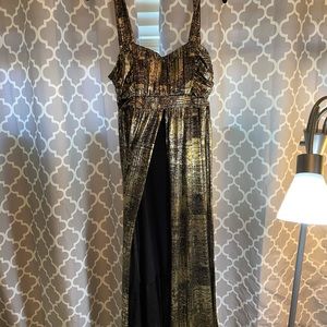 Black and Gold holiday dress